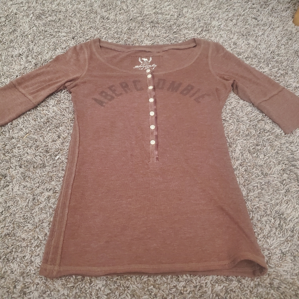 Abercrombie 3/4 sleeve top
